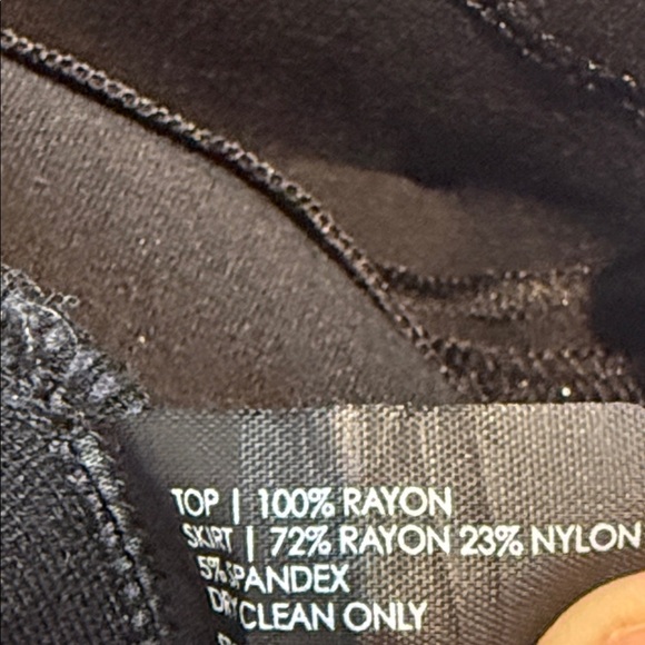 Club Monaco Charcoal and Black Dress Size Small - Picture 6 of 6